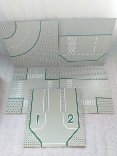 Lot plaques lego routes - lot,