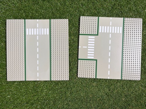Plaque lego route gris - plaque,