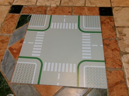 Lego plaque base grise - base,