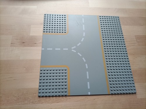 Lego plaque grise - grise, route
